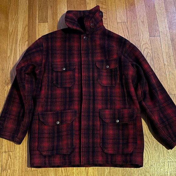 Vintage Woolrich Mackinaw Hunting Coat Sz. Med - Picture 1 of 9